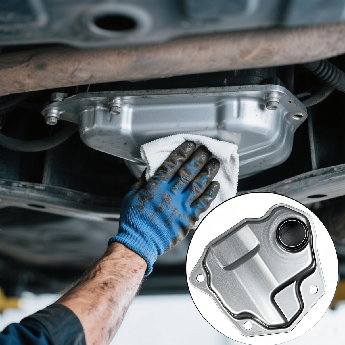 ZHXZLJC 20-hole gasket flat lay for correct pan match and leak-resistant installation