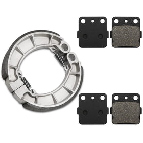 ZICOO brake kit on Honda Rancher 420 in field, restoring reliable stopping power