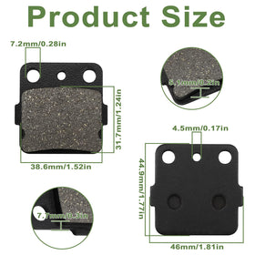 ZICOO brake material texture detail highlighting friction surface for consistent bite
