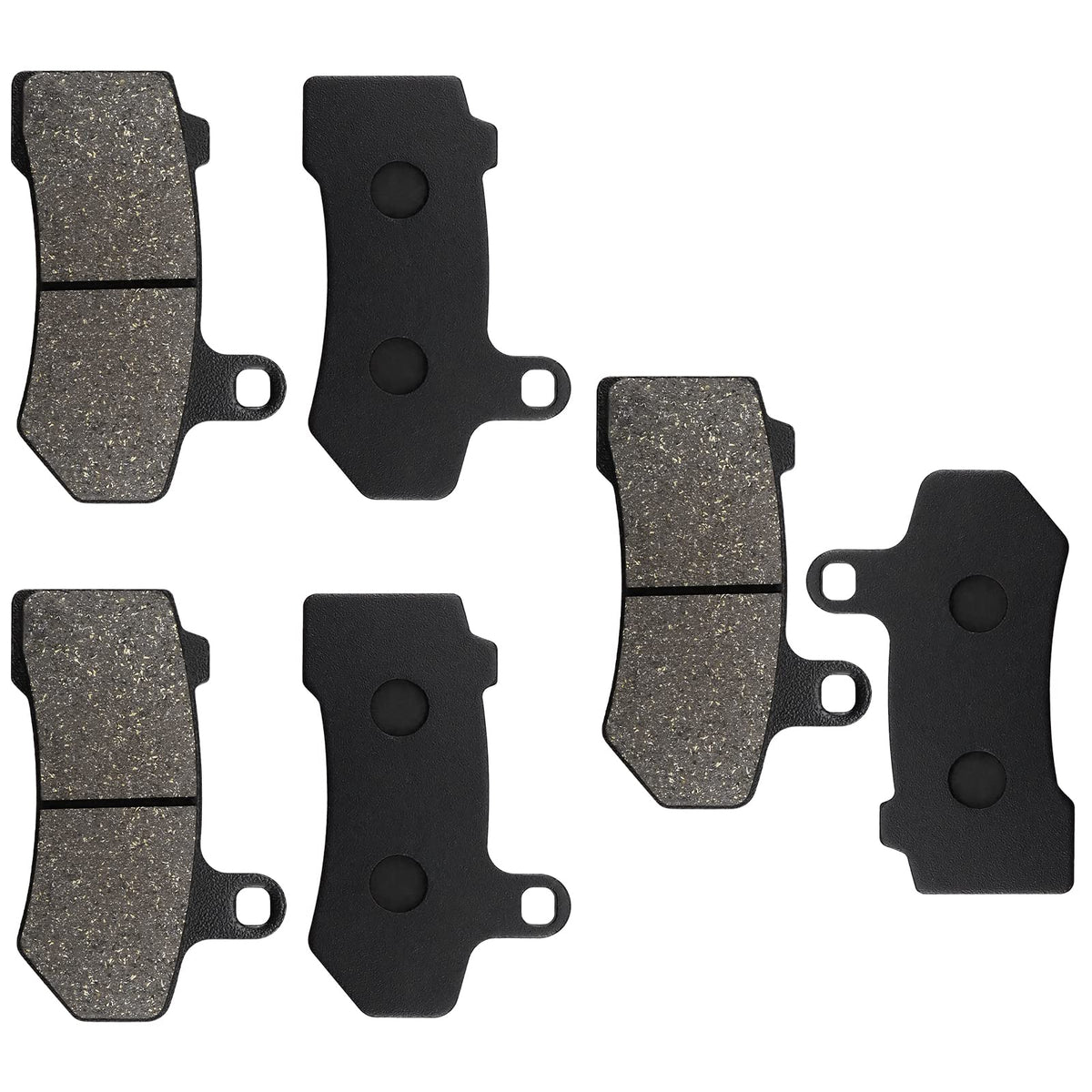 ZICOO pads on a Harley touring bike in motion emphasizing reliable stopping power
