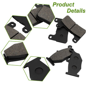 ZICOO rear pad profile view highlighting durable backing plate benefit