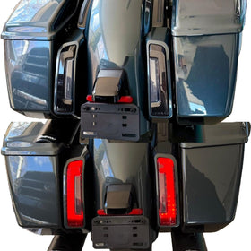 Zidirs tail lights installed on Street Glide demonstrating modern rear appearance