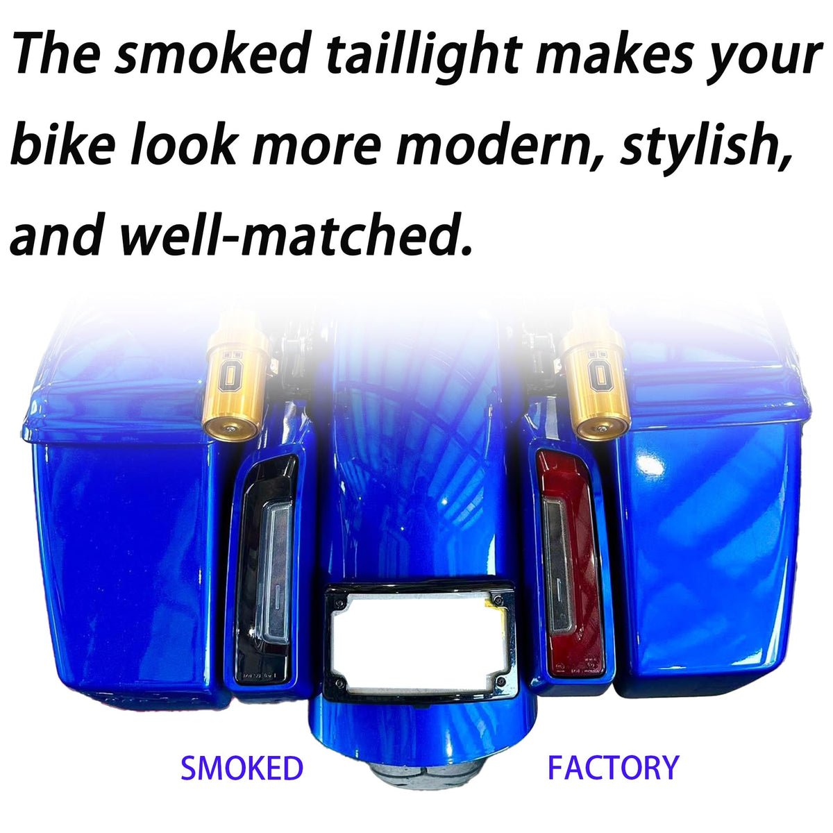 Zidirs tail lights held in hand to show compact size and easy installation