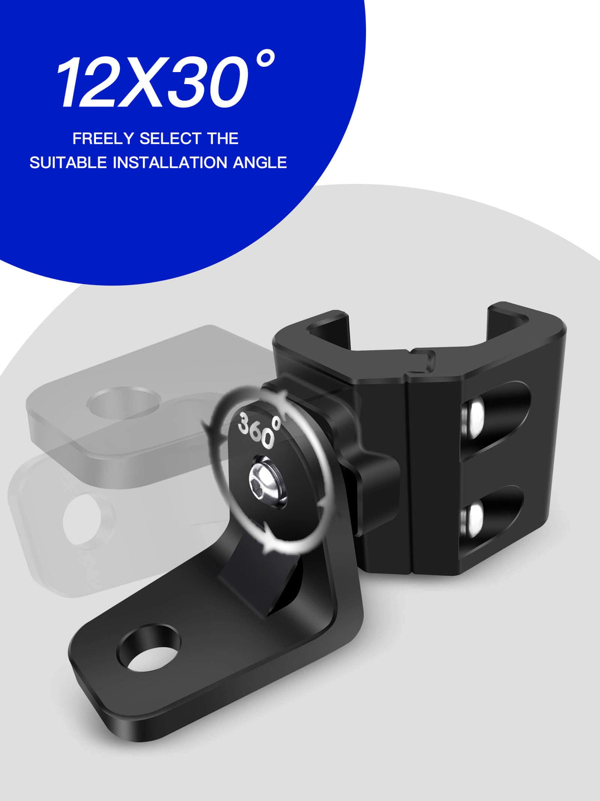 ZIDIYORUO pin-lock mechanism detail showing twelve locking teeth and angle retention benefit