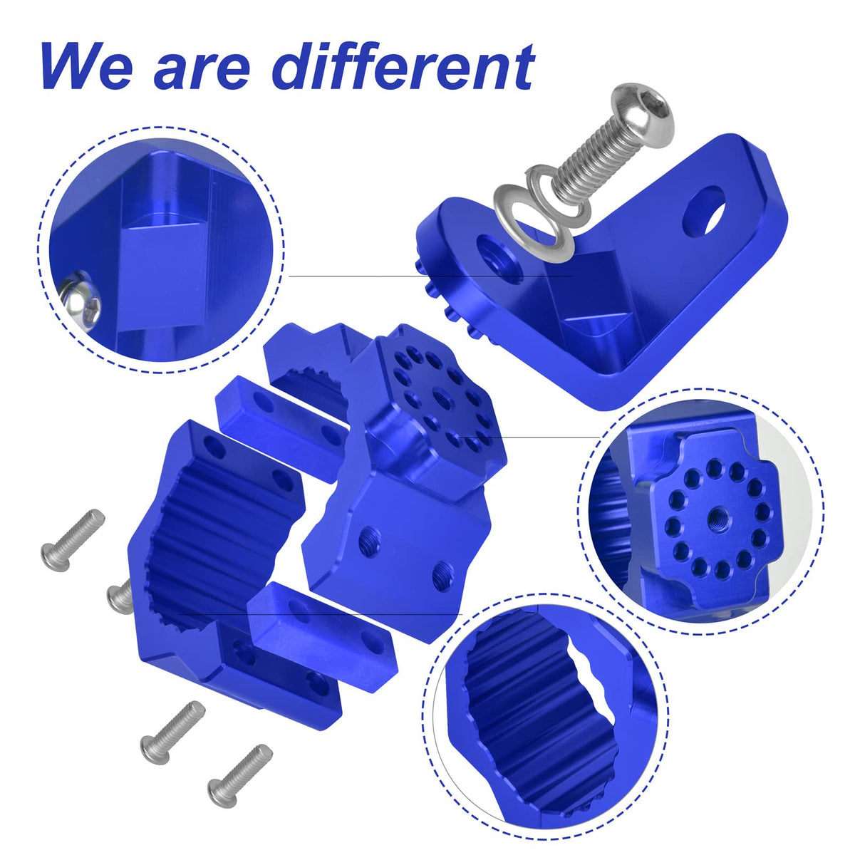 ZIDIYORUO anodized blue finish detail highlighting corrosion resistance benefit