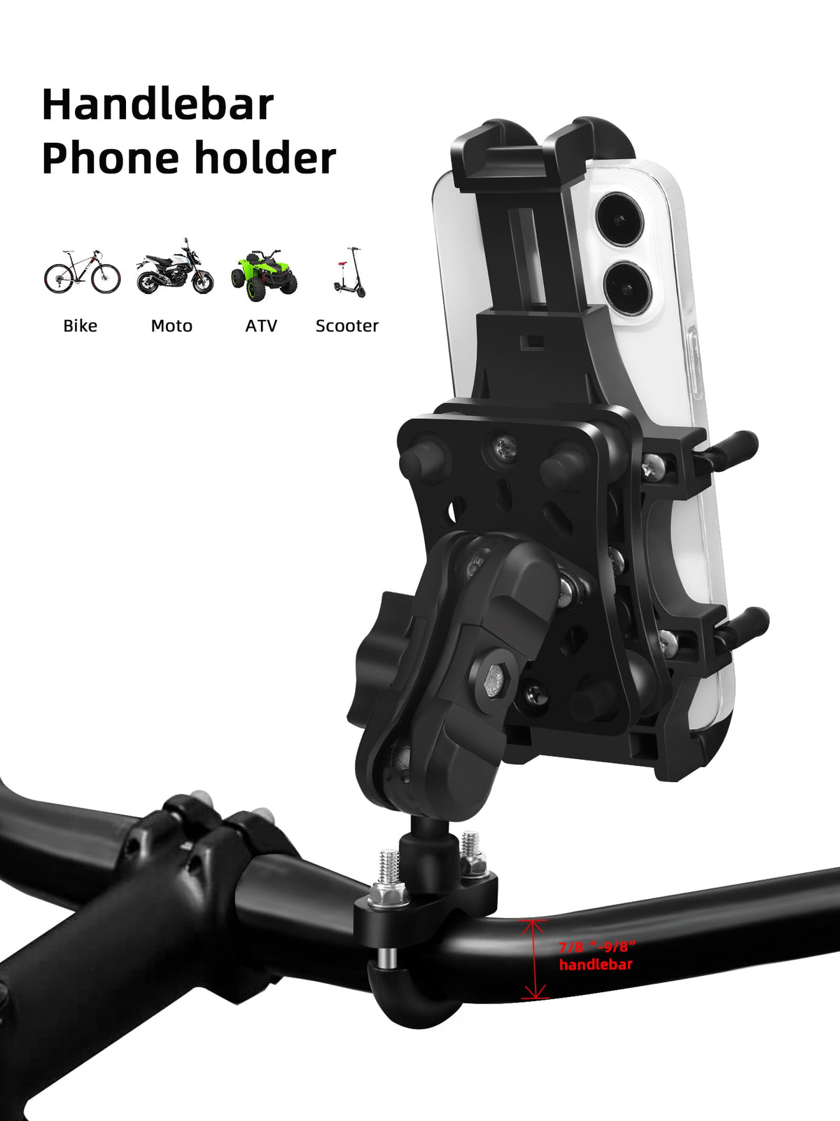 ZIDIYORUO detailed shot of eight-claw grip holding phone securely to prevent drops