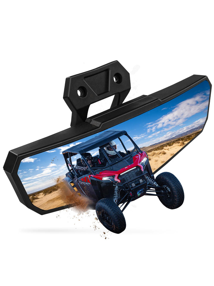 ZIDIYORUO front mirror overview showing wide field of view and durable housing