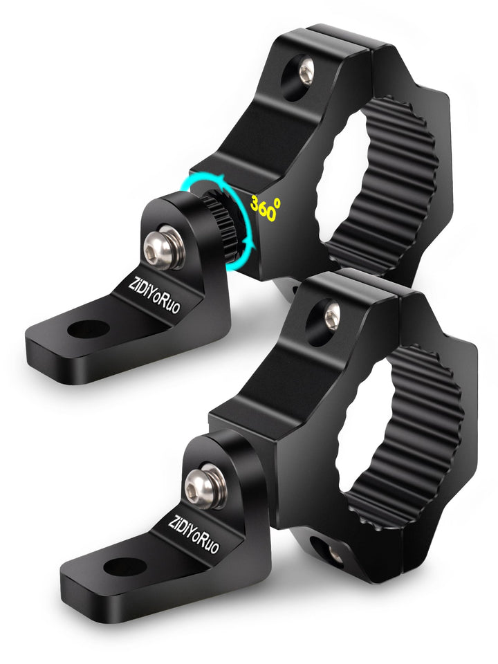 ZIDIYORUO front view of two mounts showing compact, durable design and quick install benefit