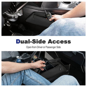 ZIDIYORUO installed in Polaris General lower console showing secure, low-profile placement