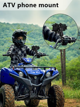 ZIDIYORUO mounted during a ride demonstrating secure hold on rough terrain