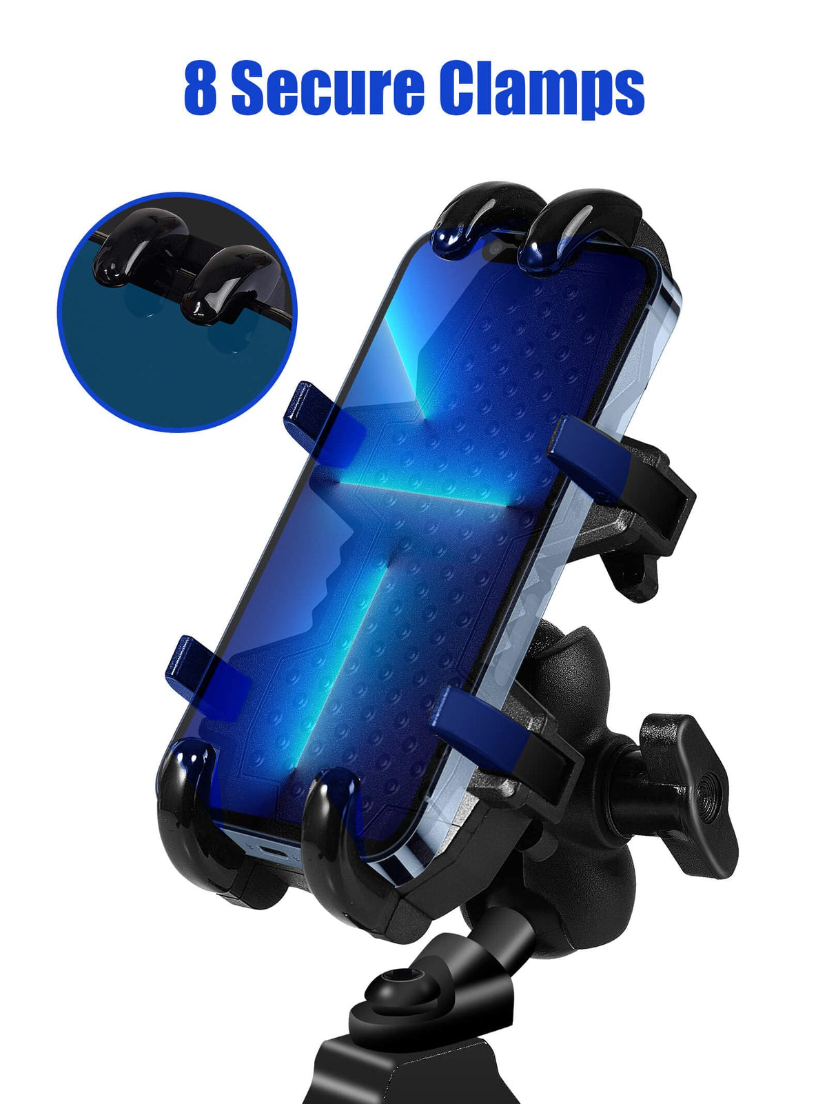 ZIDIYORUO installed on UTV during trail ride showing secure hold and hands-free convenience
