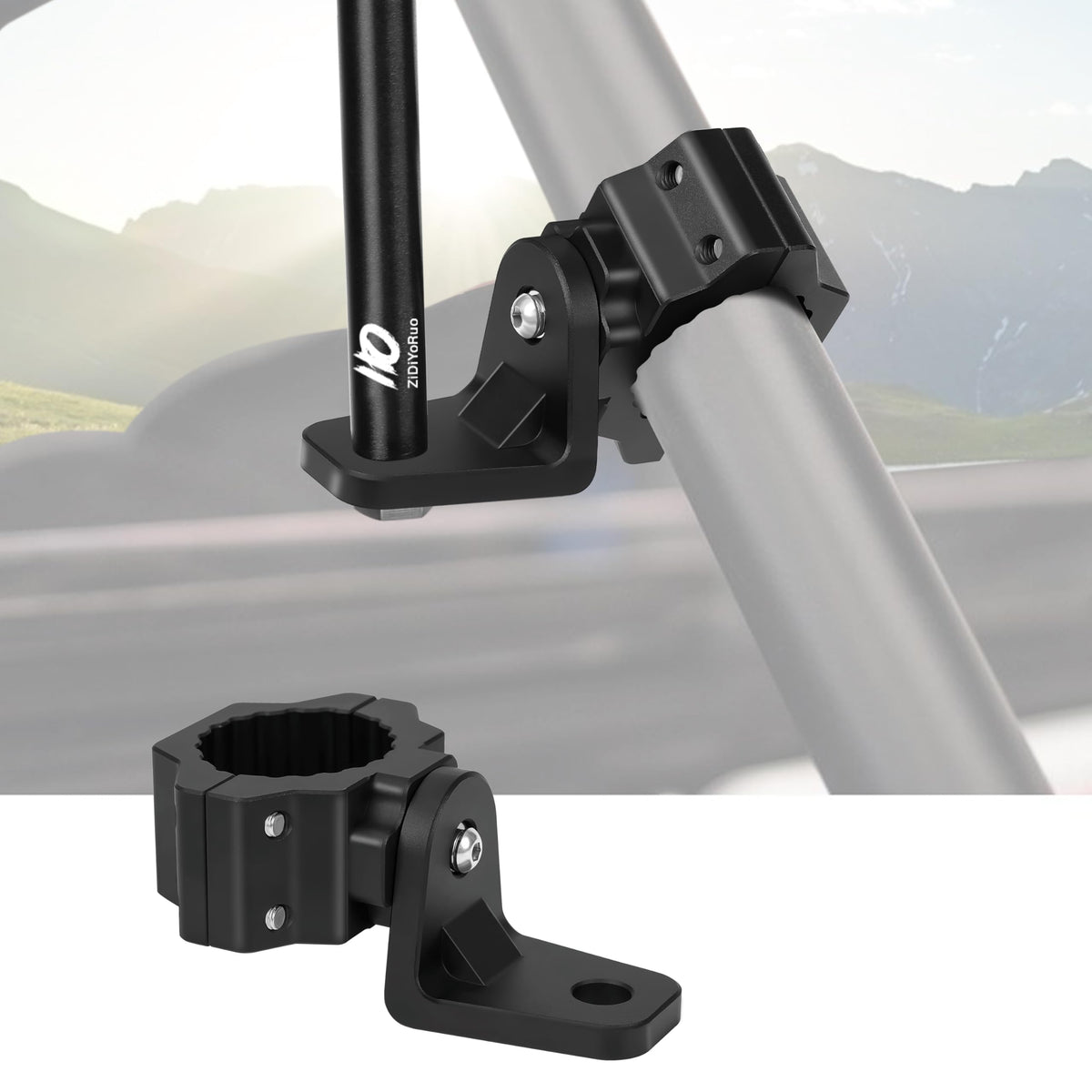ZIDIYORUO clamp close-up showing serrated teeth for secure grip benefit