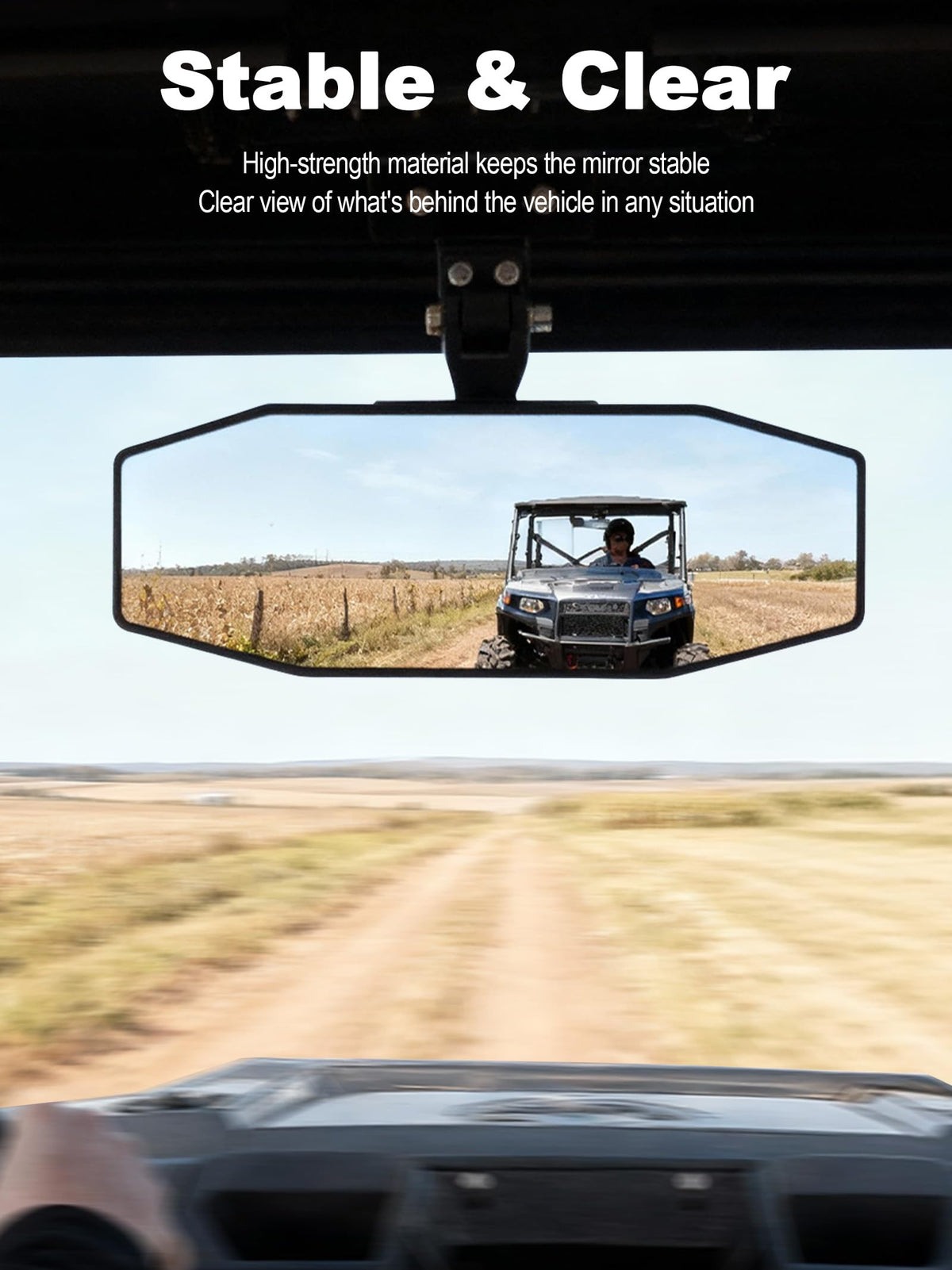 ZIDIYORUO mirror mounted on UFORCE 1000 demonstrating fit and clarity