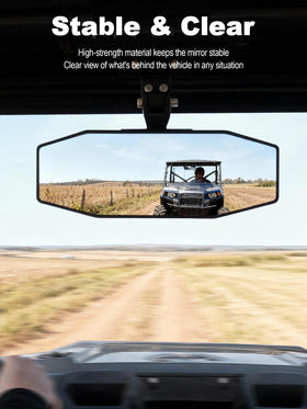 ZIDIYORUO mirror mounted on UFORCE 1000 demonstrating fit and clarity