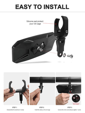 ZIDIYORUO mirror in off-road lifestyle scene improving trail awareness