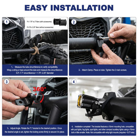 ZIDIYORUO product box with hex wrench showing easy tool-free installation benefit