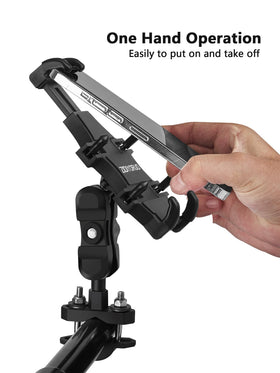 ZIDIYORUO phone mounted landscape on ATV handlebar for clear navigation