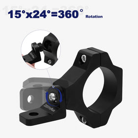 ZIDIYORUO side profile on roll bar showing 20-position adjustability benefit