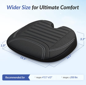 ZIKEE in a car with commuter using it for comfort during daily drive