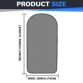 ZIMABLUE cover installed on car seat showing secure coverage and protection