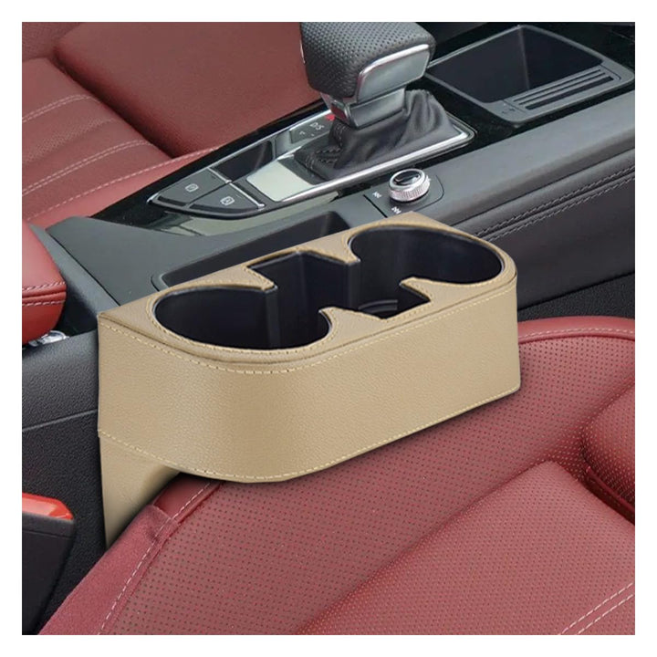 ZIMISI beige organizer front view showing neat storage benefit