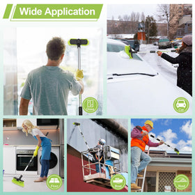 ZimiTeda cleaning solar panel lifestyle demonstrating safe, streak-free maintenance