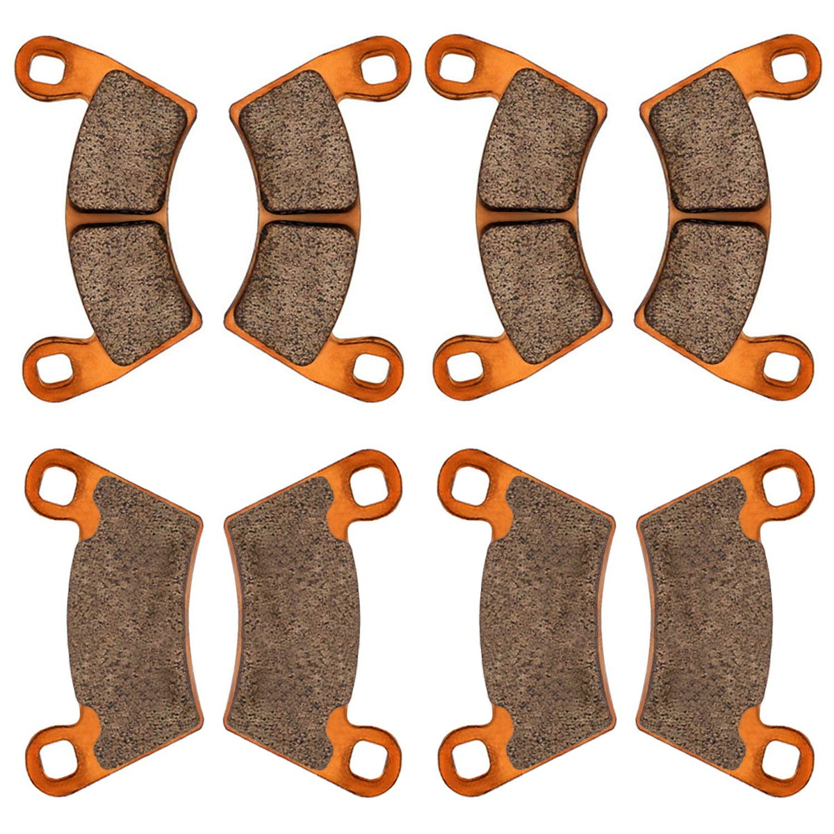 Zinger Auto Parts front packaging showing full pad kit and benefits