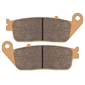 Zinger Auto Parts rear pad fitted to Honda VTX rear caliper, consistent brake performance