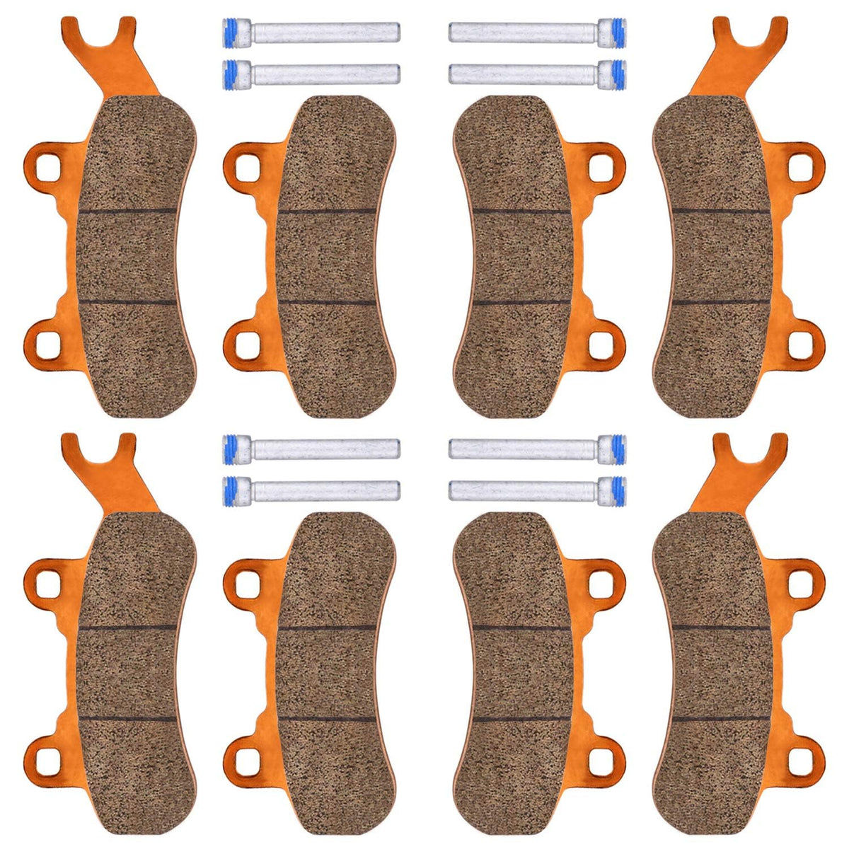 ZINGER brake pads next to ruler for scale showing exact OEM-compatible dimensions