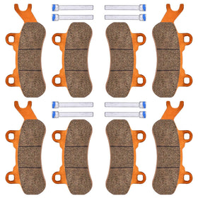 ZINGER brake pads next to ruler for scale showing exact OEM-compatible dimensions