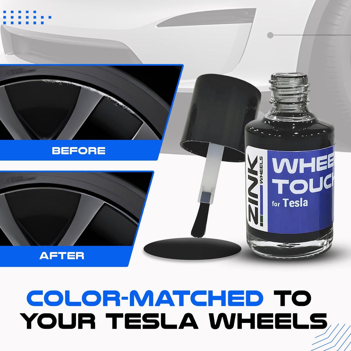 Zink Wheels before and after rim comparison demonstrating visible improvement