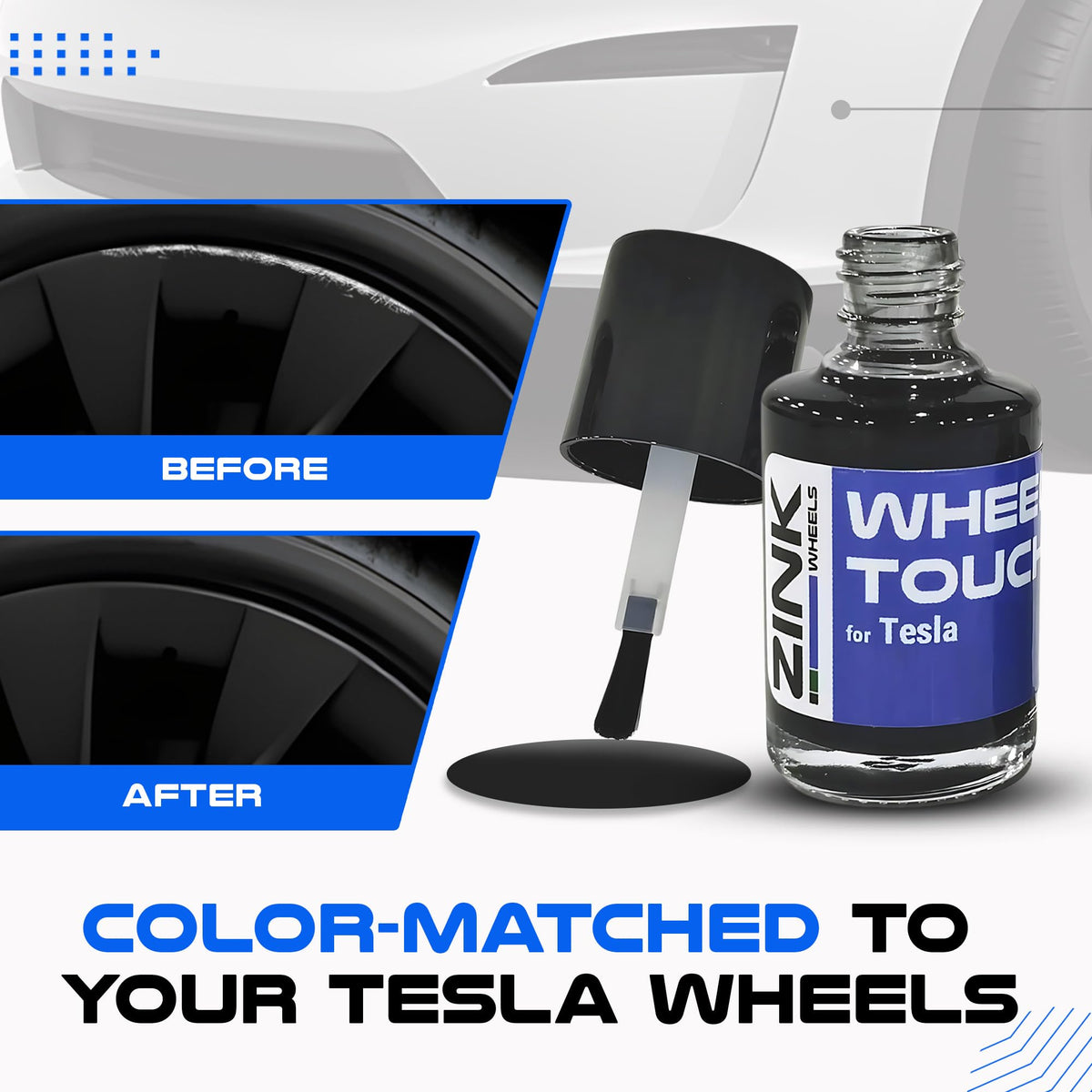 Zink Wheels before and after rim showing improved appearance