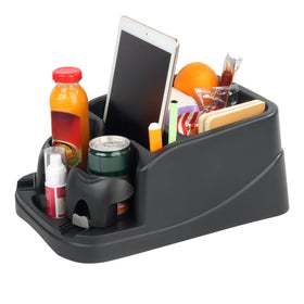 Zinytrae front view console showing organized compartments and quick access