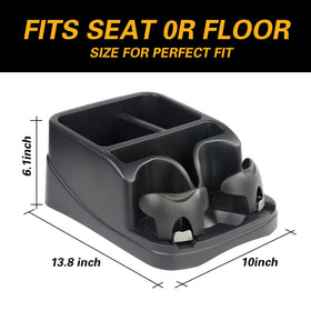 Zinytrae top view revealing four compartments and storage organization benefit