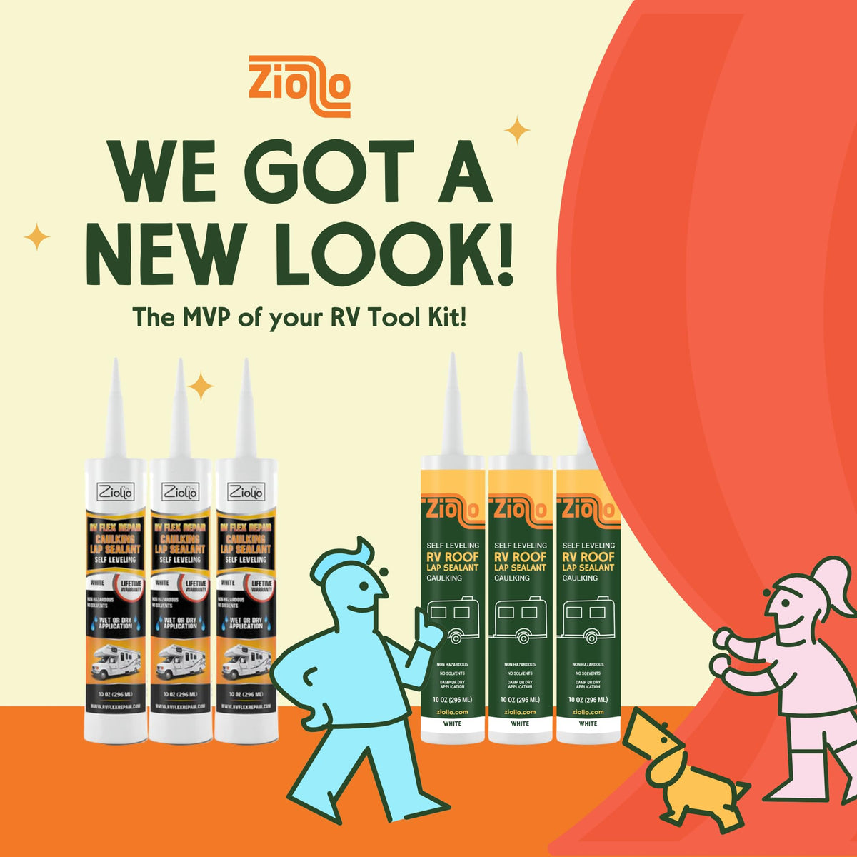 Ziollo close-up texture of cured bead showing smooth finish and flexible protection benefit