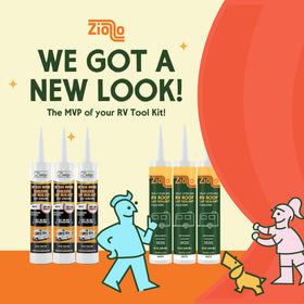 Ziollo close-up of nozzle and self-leveling sealant texture for neat seams