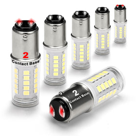 Ziomitus BA15D front view showing bright LED head and compact design benefit