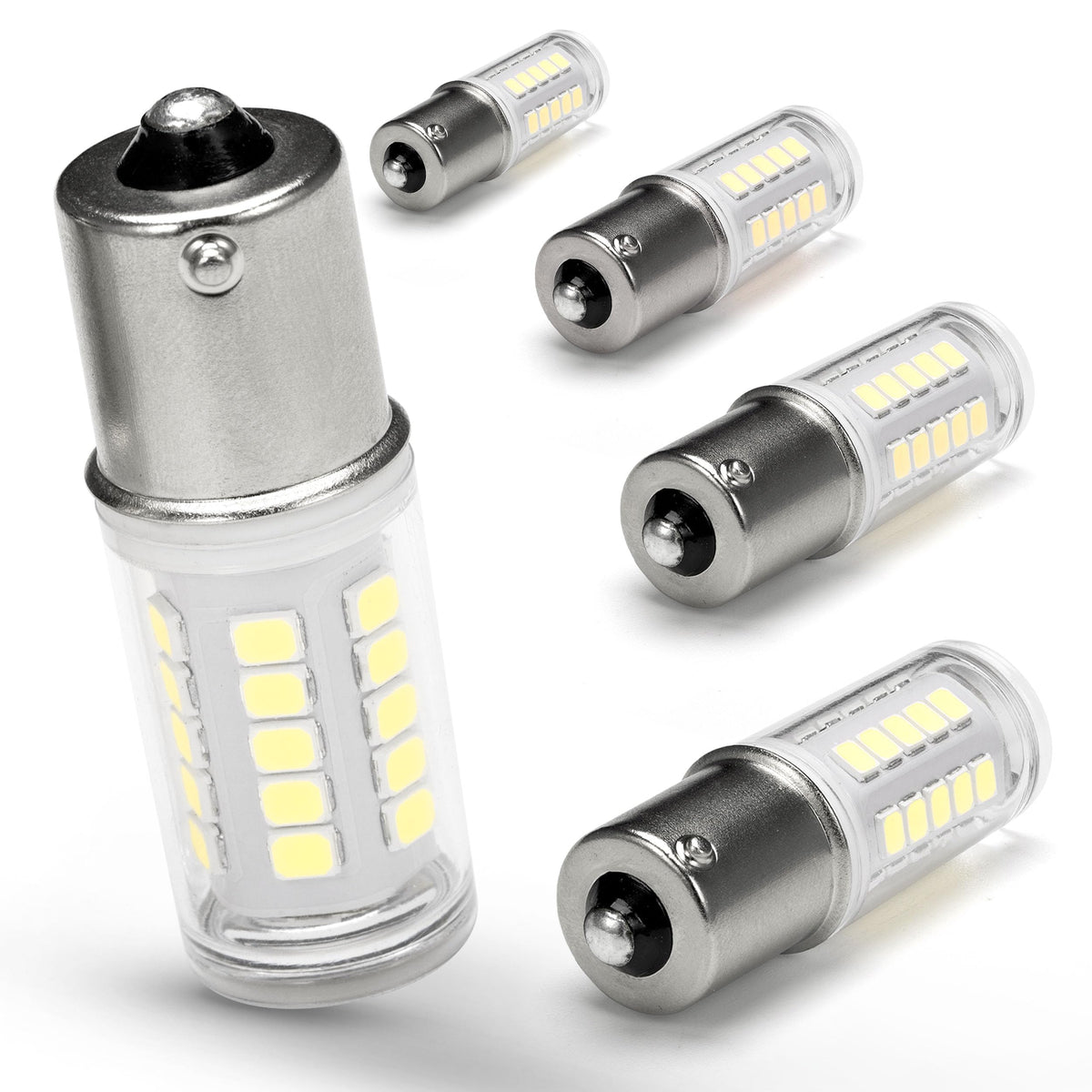Ziomitus front view of BA15S bulb showing compact daylight benefit