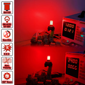 Ziomitus red LED close-up of chips and lens for efficient light output