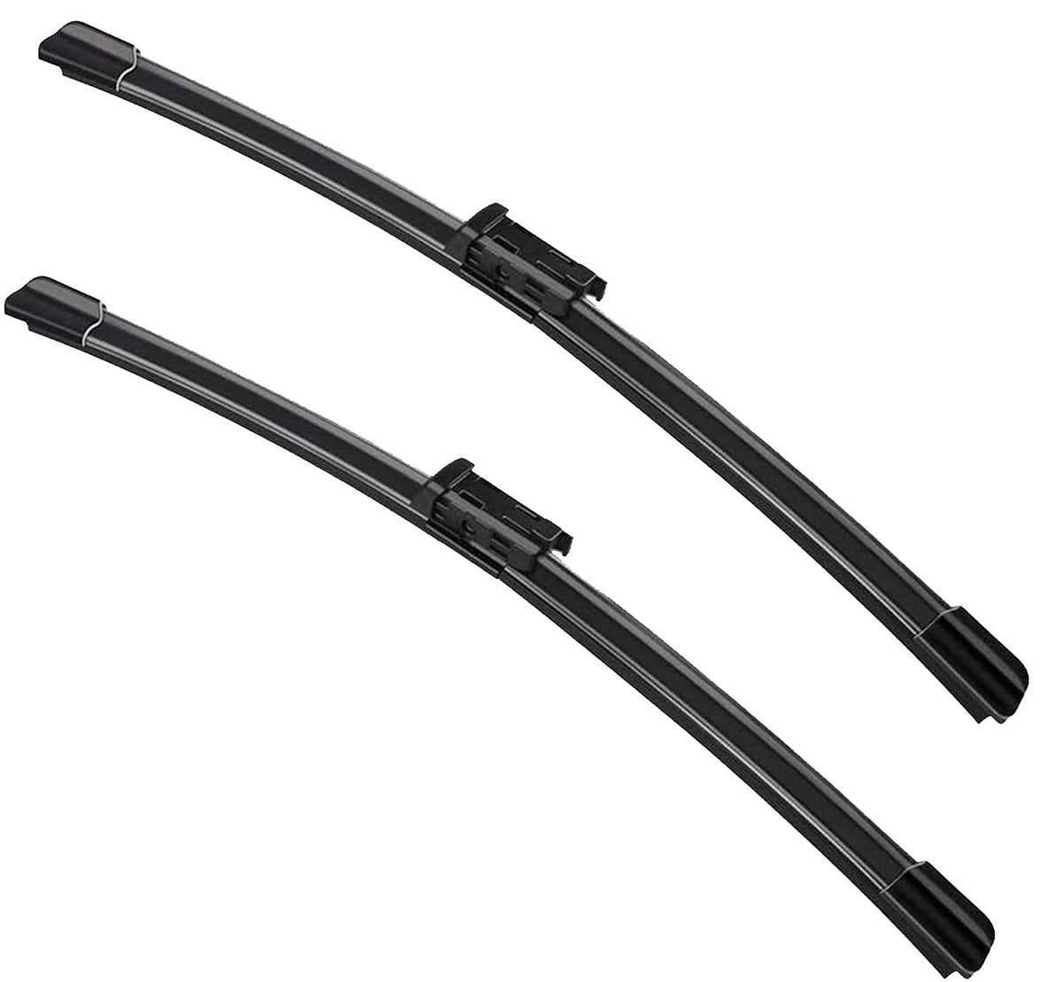 ZIXMMO front packaging showing the two replacement wiper blades and fitment list