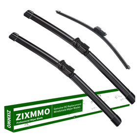 ZIXMMO front packaging showing complete three-blade set and fitment benefits