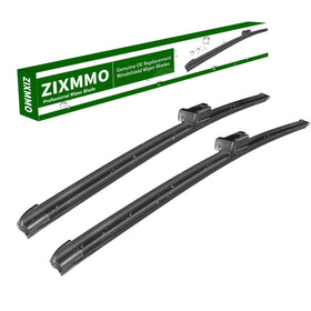 ZIXMMO front packaging showing Model X two-blade replacement and benefit clear fit
