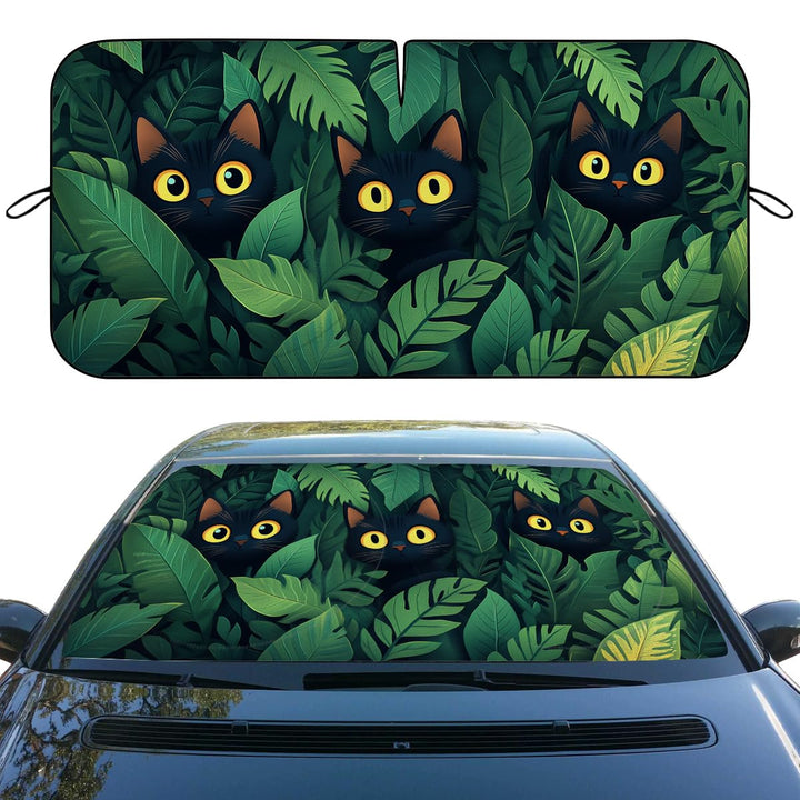 ZJCYBF anime cat front packaging showing full green-plant design and clear coverage benefit