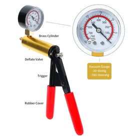 ZJERYL GULL clear hoses and 4.5oz reservoir arranged to capture and view removed fluid
