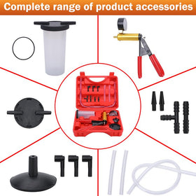ZJERYL GULL hoses and adapters laid out for versatile vehicle compatibility
