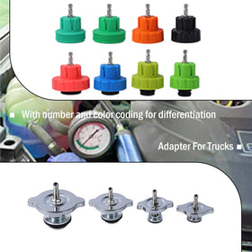 ZJERYL GULL in use on car radiator showing leak detection and easy attachment
