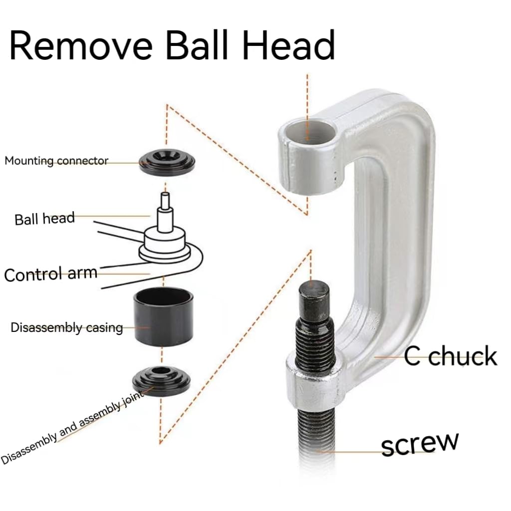 ZJERYL GULL tool in use pressing ball joint showing practical application
