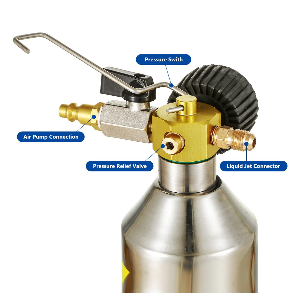 ZJERYL GULL stainless steel tank close-up highlighting corrosion resistance benefit