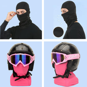 ZJNUO balaclava fabric texture closeup showing breathable quick-dry benefit