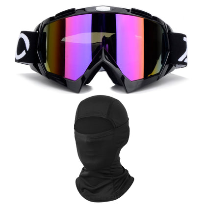 ZJNUO front packaging showing goggles and balaclava, convenient all-in-one set